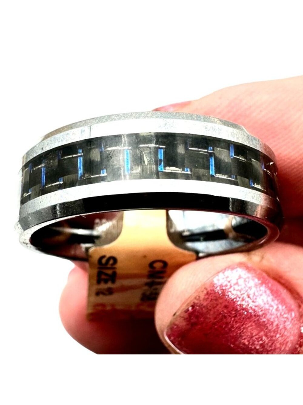 Tungsten Carbide Ring Original Tag Attached Size 12 Comfort Fit